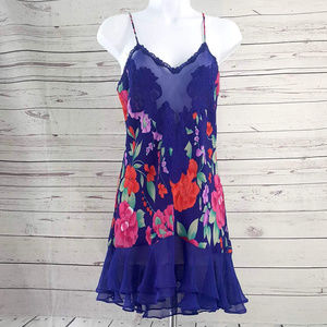 Victoria's Secret vintage blue floral nightgown